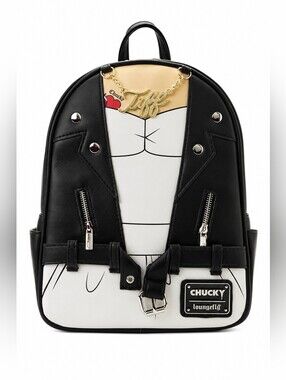 Loungefly Horror Chucky x Tiffany Leather Jacket Backpack